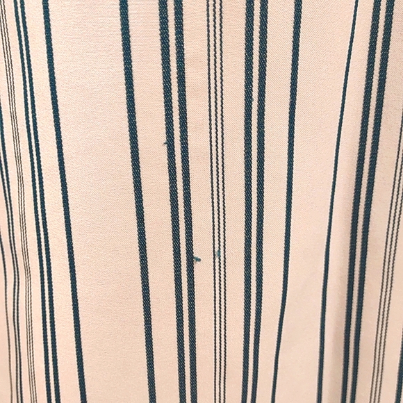 Teal Striped Blouse by alamode of california - Picture 7 of 7